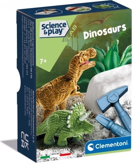 Clementoni Science & Play mini sæt dinosaurer