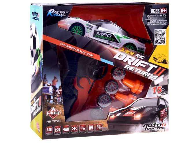 AUTO driftebil fjernstyret RC kegler RC0506