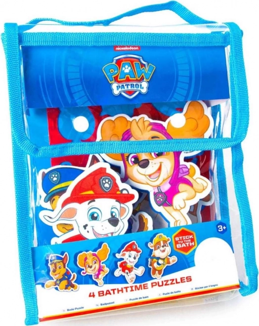 SPIN MASTER Skum puslespil - Badelegetøj til karbad med Paw Patrol 4x2 brikker