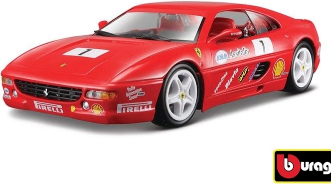 Metalmodel Ferrari F355 Challenge fra Bburago i skala 1:24