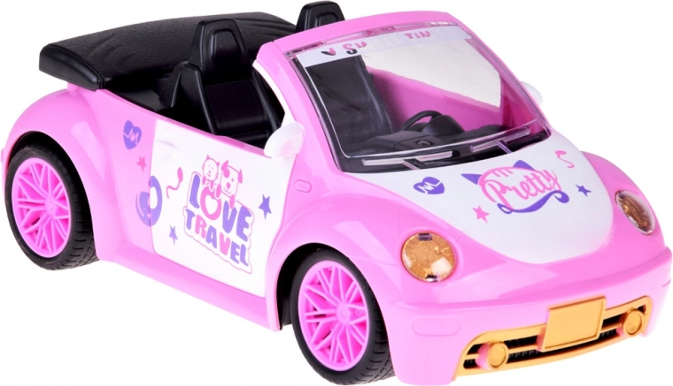 Stilfuldt lyserødt design til dukker