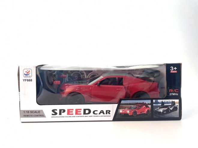 Sports RC bil rød
