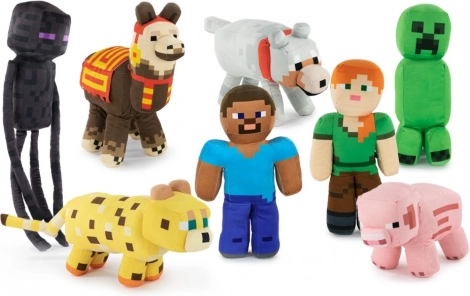 Minecraft plysbamse – officielt licenseret merch