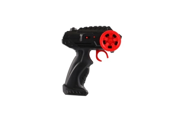 Auto RC buggy terræn grøn 22cm plast 2,4GHz med batteri + opladningspakke i kasse 32x16x18cm