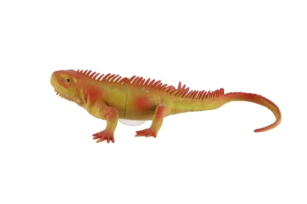 Kæledyr øgle med sugekop gummi 22cm