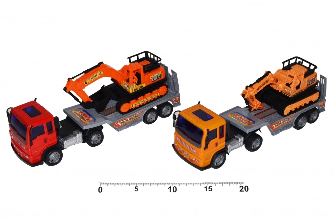 Traktor med byggemaskine 28 cm
