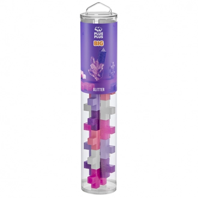 Plus-Plus BIG glitrende klodser - 15 stk