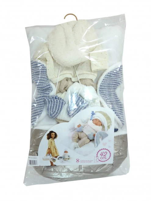 Llorens M740-03 tøj til dukke baby NEW BORN størrelse 40-42 cm