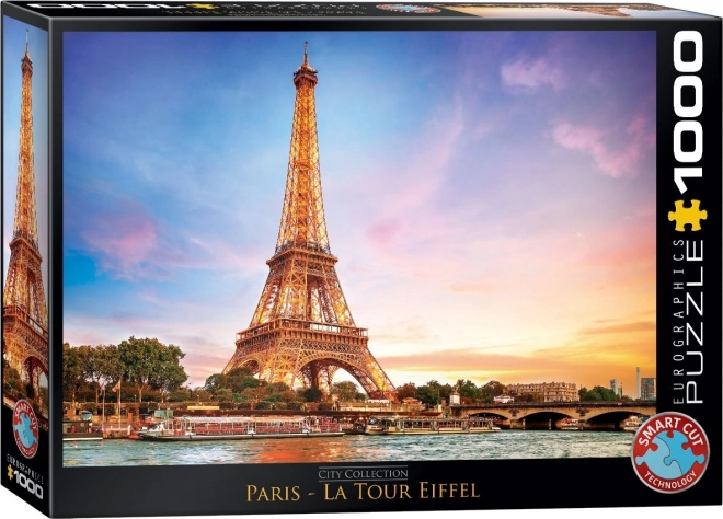 EUROGRAPHICS Puslespil Eiffeltårnet, Paris 1000 brikker