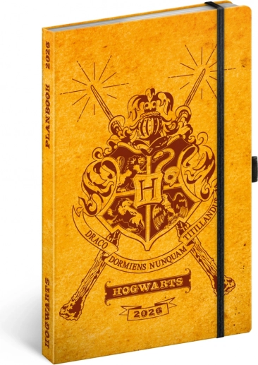 Notique kalender/noter Harry Potter – Hogwarts 2026, 13 x 21 cm