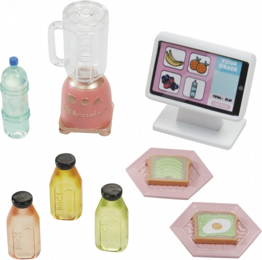 Bar med juicer og fungerende kasseapparat