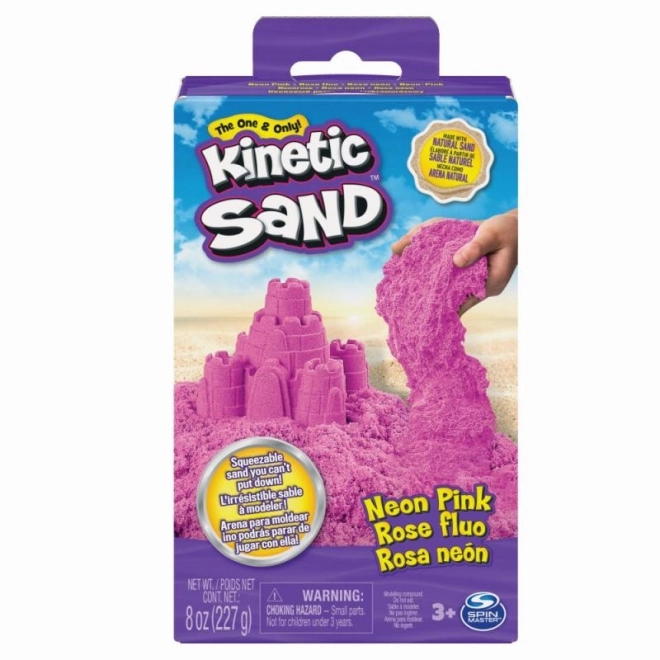 Kinetisk sand i neonfarver