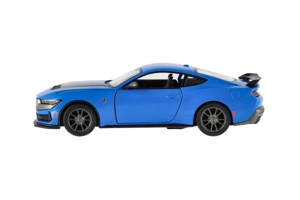 Auto Kinsmart 2024 Ford Mustang Dark Horse 1:38 metal/plast 12,5cm 4 farver med tilbagespoling, 12 stk i kassen