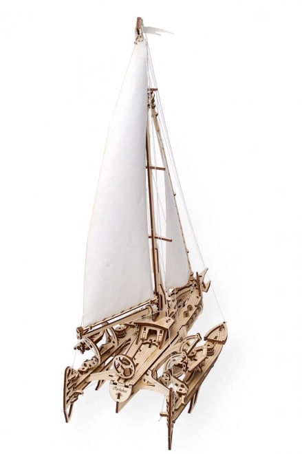 Ugears 3D puslespil - Log Trimaran Merihobus 237 dele