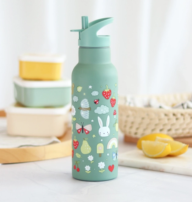 A Little Lovely Company Rustfri drikkeflaske 500 ml