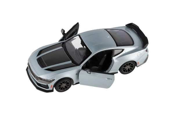 Auto Kinsmart 2024 Ford Mustang Dark Horse 1:38 metal/plast 12,5cm 4 farver med tilbagespoling, 12 stk i kassen