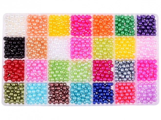Sæt med perler til fremstilling af venskabsarmbånd