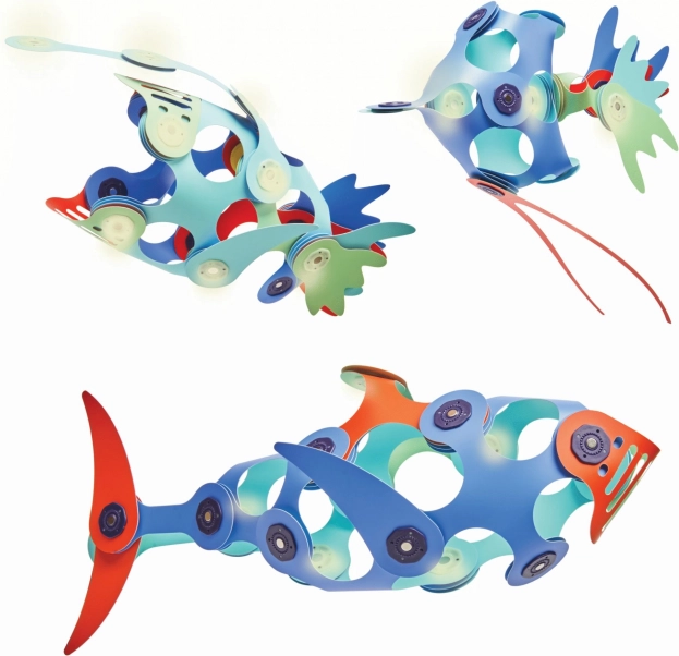 Magnetiske klodser Clixo Underwater Expedition, 24 stykker