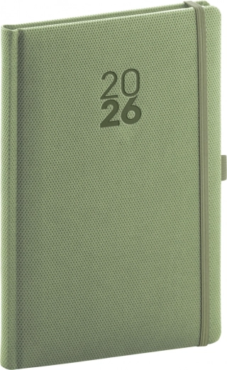 Ugentlig kalender Diamante 2026 Oliven