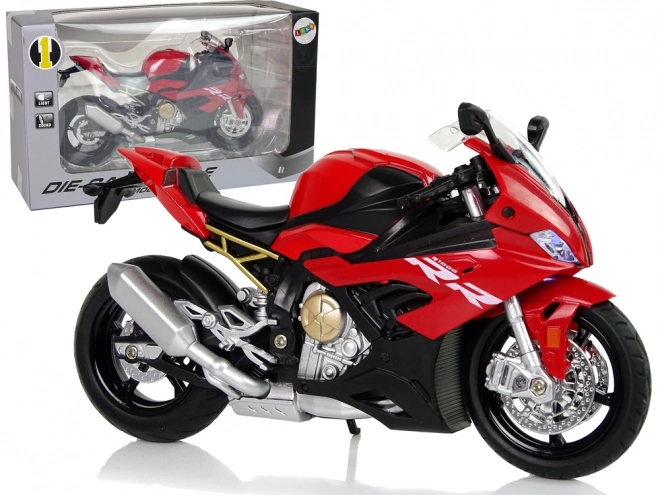 BMW S1000RR motorcykelmodel Røde lyde Lys