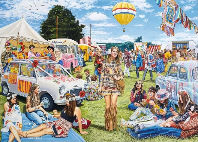 Ravensburger Puzzle Festival Blomsterbørnenes 1000 brikker