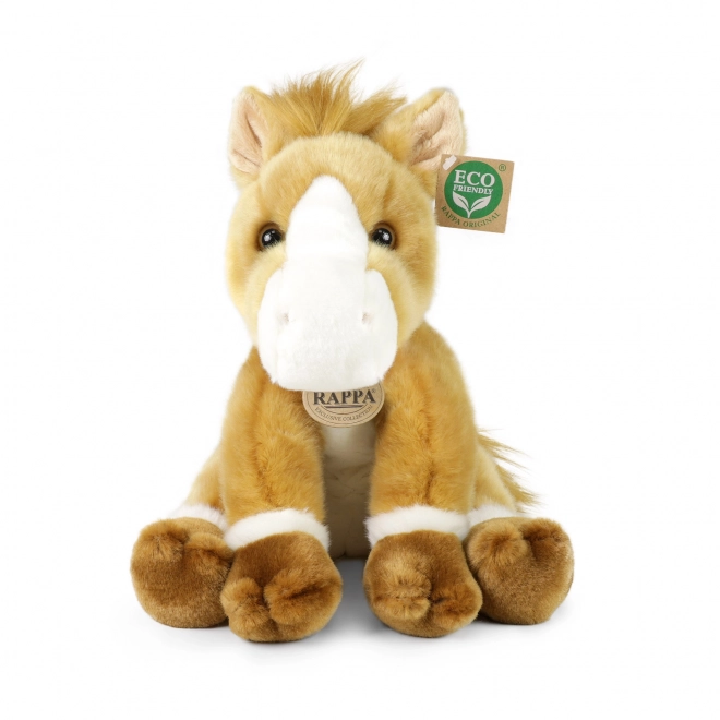 Plys hest siddende 30 cm ECO VENLIG