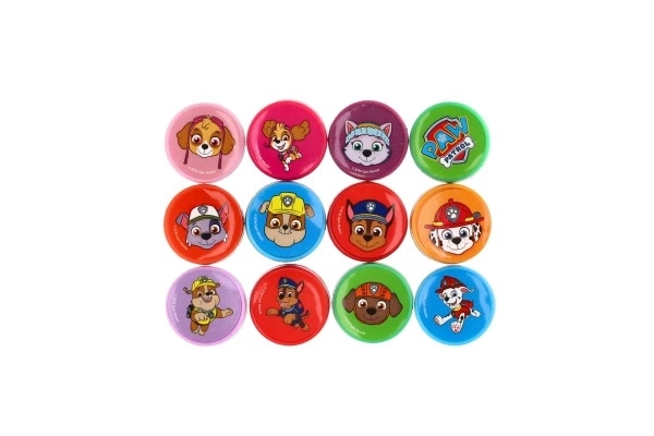 Selvfarvende frimærker 12 stk plast Paw Patrol i blister 12x9cm 10 stk i kassen
