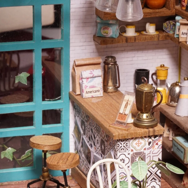 Simons Café - DIY Miniature café i dukkehus