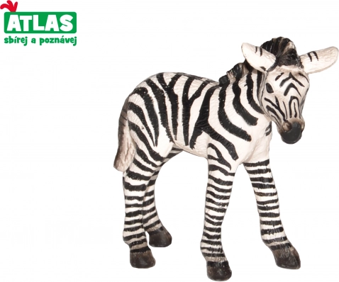 figur af zebraføl 7 cm