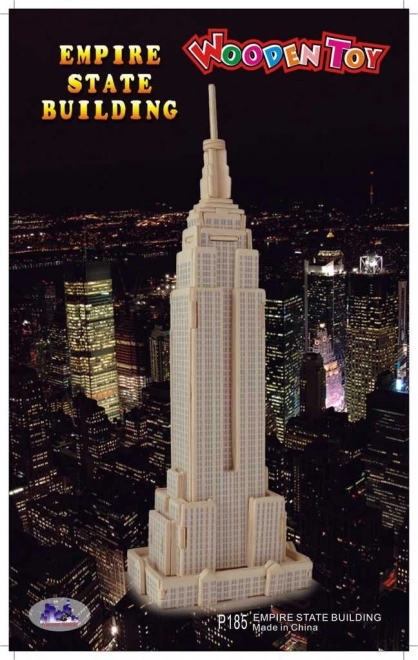 Træ 3D Puslespil Empire State Building