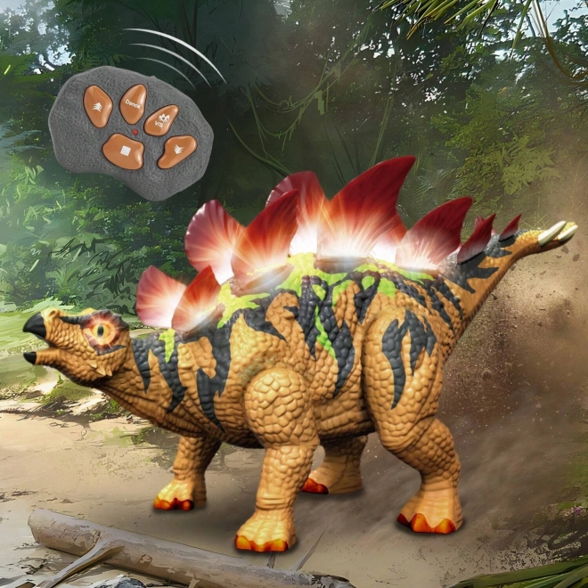 Woopie Dinosaur fjernstyret RC Robot Stegosaurus