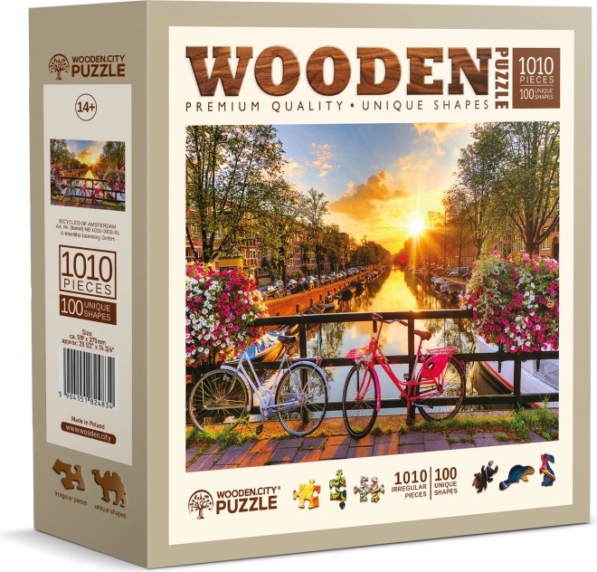 WOODEN CITY Træpuslespil Amsterdamske hjul 1010 brikker