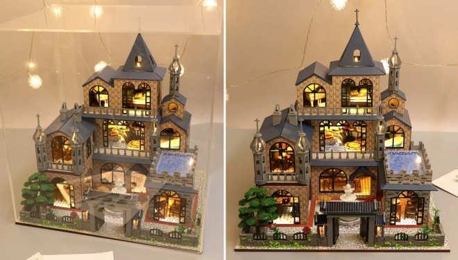 Tved miniatyr hus Drømmehus
