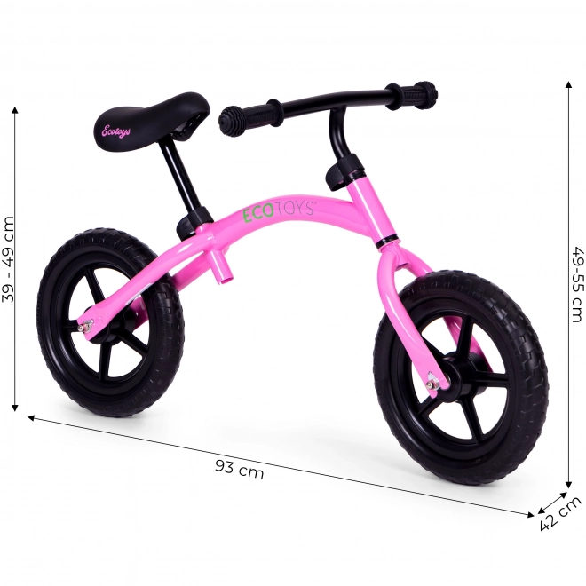 Børnebalancetræner pink ECOTOYS