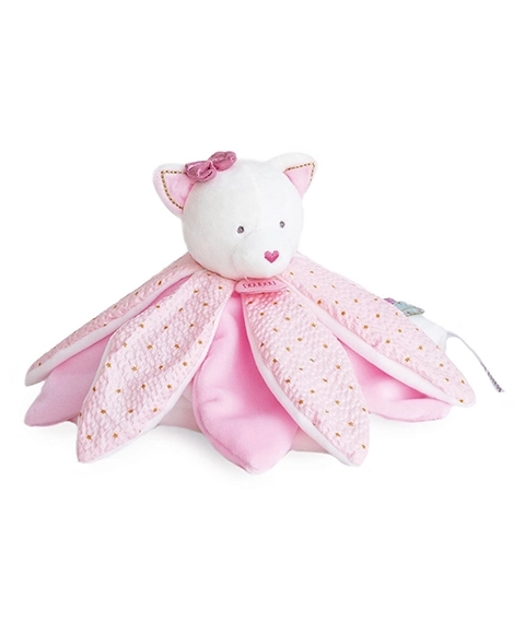Gavesæt - plys krammedyr Lyserød kat 26 cm