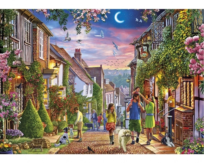 GIBSONS Puslespil Mermaid Street, Rye 1000 stykker