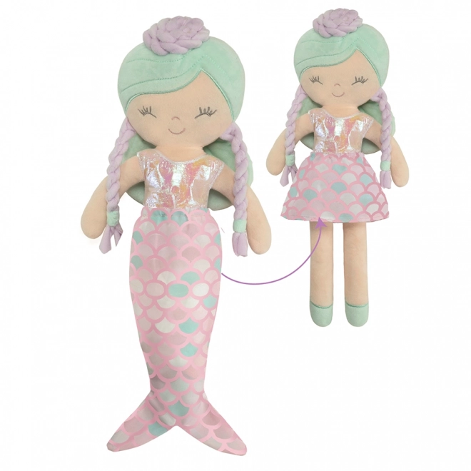 DeCuevas 20141 Plysdukke 2i1 OCEAN FANTASY - 36 cm