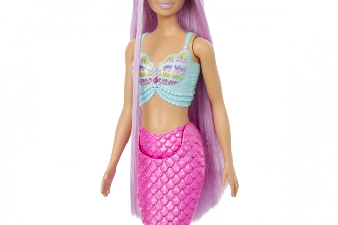 Barbie havfrue med langt hår