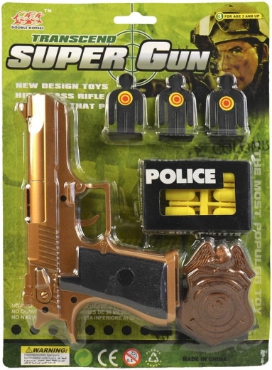 Børnepistol med bløde kugler 16 cm