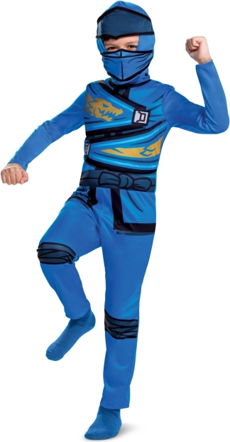 Lego Ninjago kostume Jay til børn 3–4 år