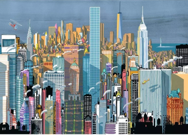Puslespil Byen New York 1000 brikker