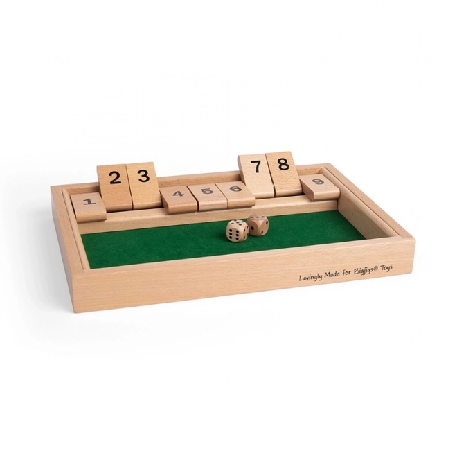 træspil Shut the Box BIGJIGS TOYS