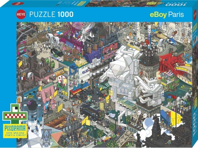 Puzzle Pixorama: Parisisk eftersøgning 1000 brikker