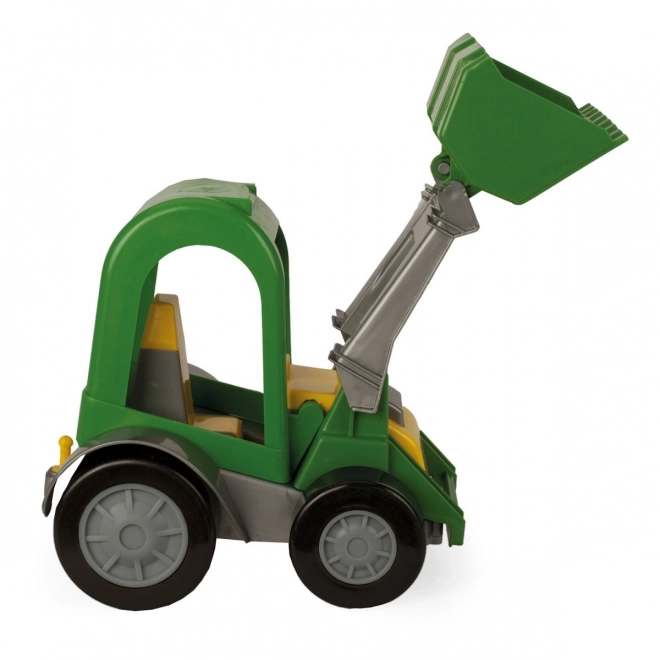 Traktor med læsser og trailer Wader