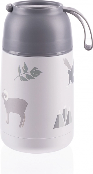 Madtermokande med silikoneholder 620 ml, Mountains