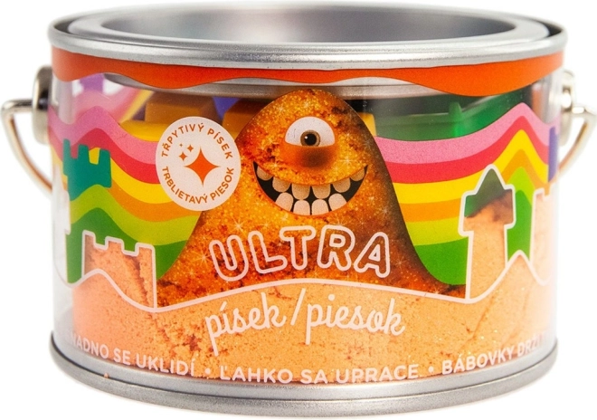 Ultra sand med glimmer – orange 200 g