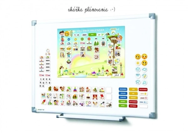Magnetisk kalender til b8rn - Bf8rnehave