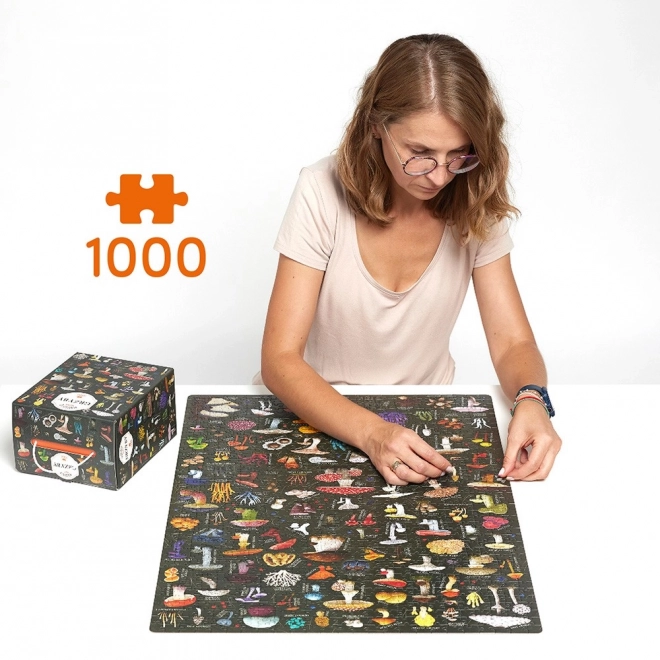 Puslespil Puzzlove Svampe 1000 brikker
