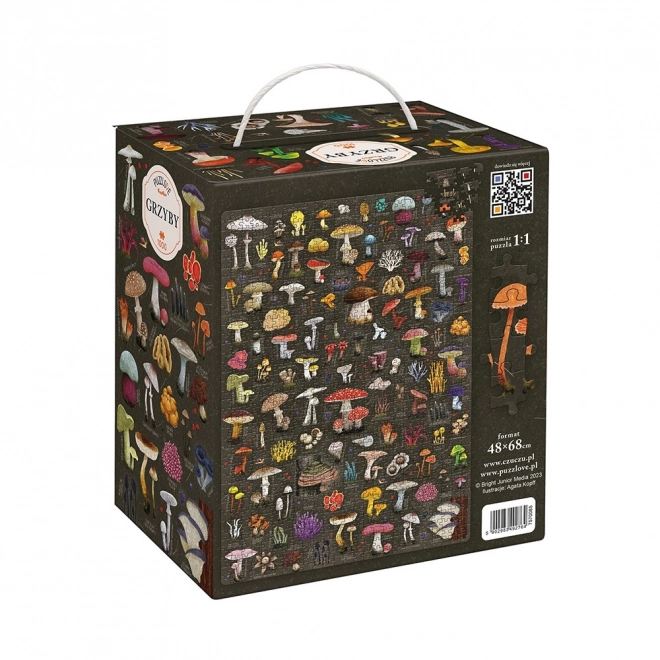 Puslespil Puzzlove Svampe 1000 brikker