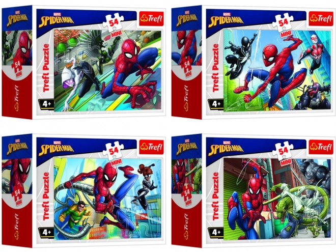 Minipuslespil Spiderman 54 brikker